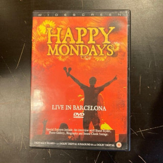 Happy Mondays - Live In Barcelona DVD (VG/M-) -alt dance-